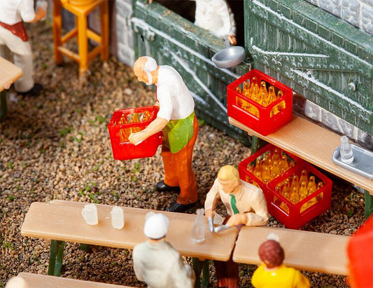 Faller Soft Drink Crates (4) with Juice Bottles Kit V FA180996 HO Gauge