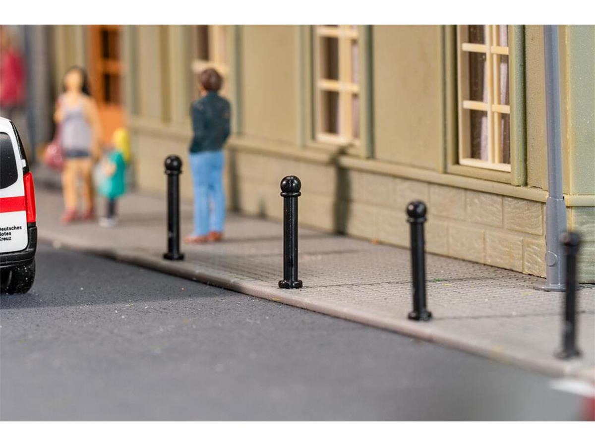 Faller FA180998 Iron Bollards (10) Kit II HO Gauge