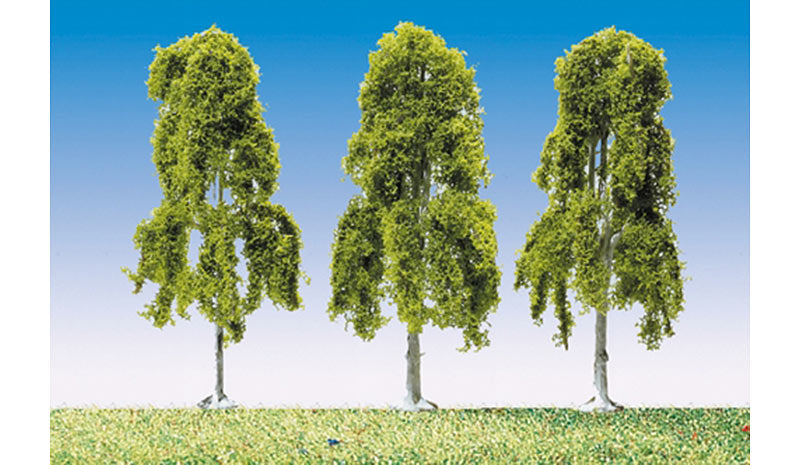 FALLER Weeping Birches 90mm (3) HO Gauge Scenics 181376