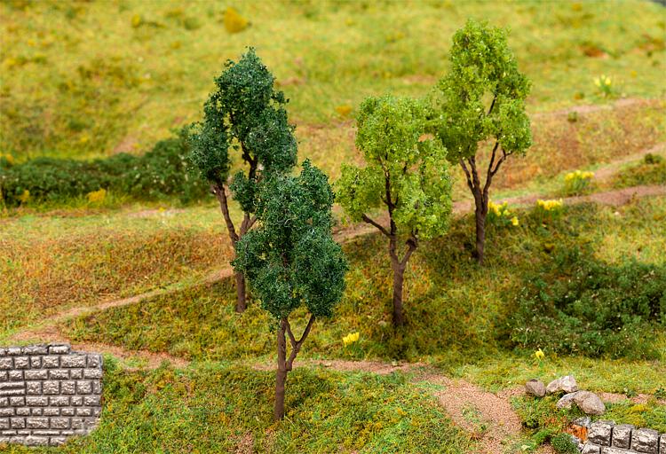 Faller Assorted Trees 60-70mm (4) FA181379 HO Scale