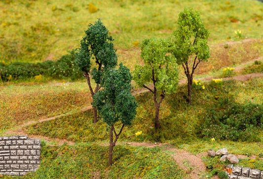 Faller Assorted Trees 60-70mm (4) FA181379 HO Scale