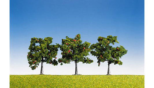 FALLER Apple Trees 80mm (3) HO Gauge Scenics 181403