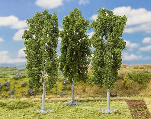 FALLER Beech Trees 150mm (3) HO Gauge Scenics 181411