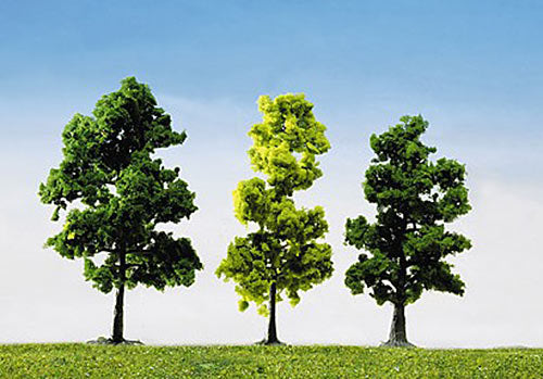 FALLER Mixed Forest Trees 100mm (15) HO Gauge Scenics 181497