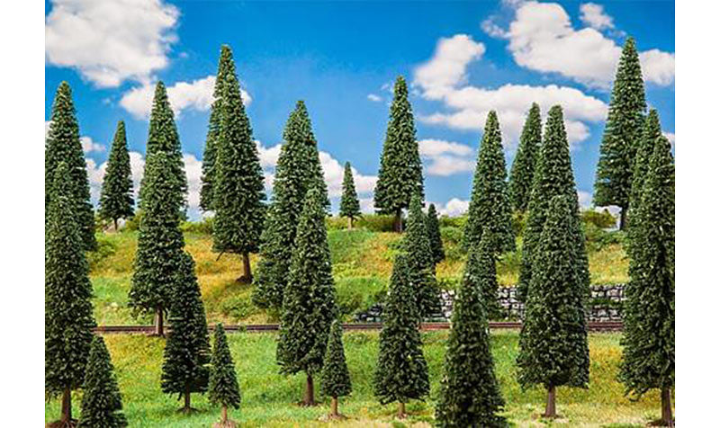 FALLER Assorted Fir Trees (50) HO Gauge Scenics 181539