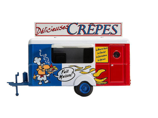 Faller Crepes Food Sales Trailer Kit VI HO Gauge 182301