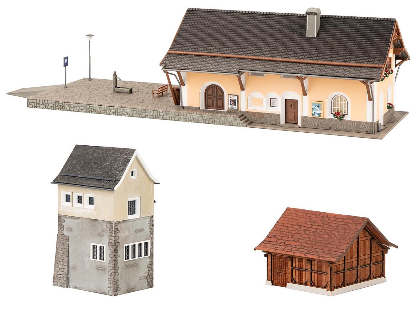 Faller Susch Station Kit Set II FA190059 HO Gauge