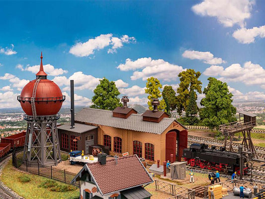 Faller Railway Maintenance Facility Kit Set 190140 HO Gauge