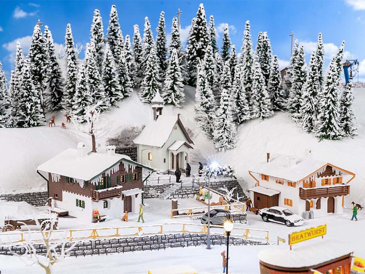 Faller Winter Mountains Kit Set 190142 HO Gauge