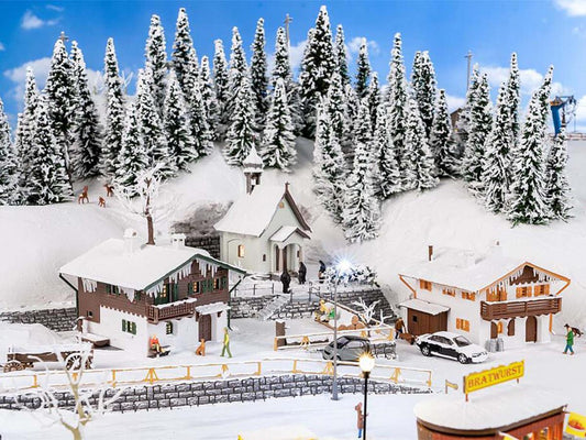 Faller Winter Mountains Kit Set 190142 HO Gauge