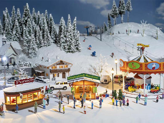 Faller Christmas Market Kit Set 190143 HO Gauge