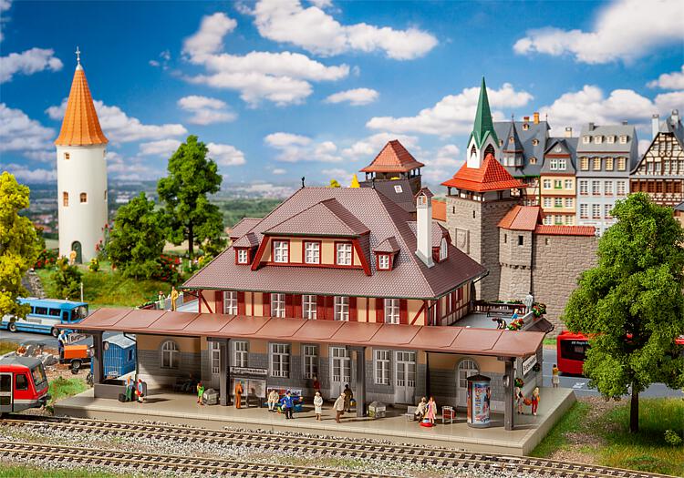 Faller Burgschwabavh Station Model of the Month Kit I FA191761 HO Scale
