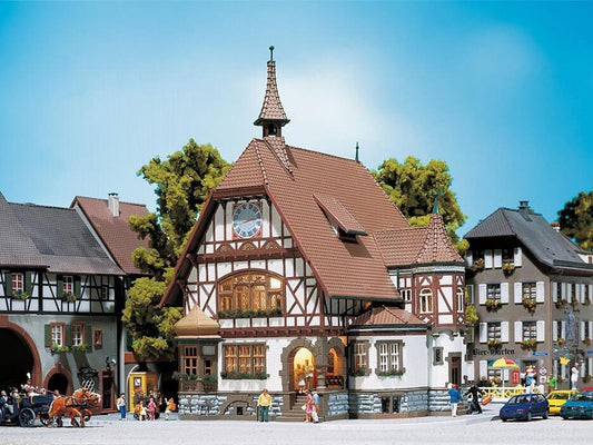 Faller Allmannsdorf Town Hall Model of the Month Kit III HO Gauge FA191821
