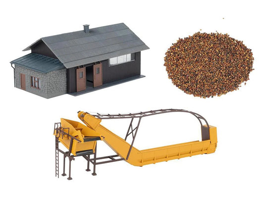 Faller Storage Shed w/Conveyor Belt Model of the Month Kit IV HO Gauge 191841