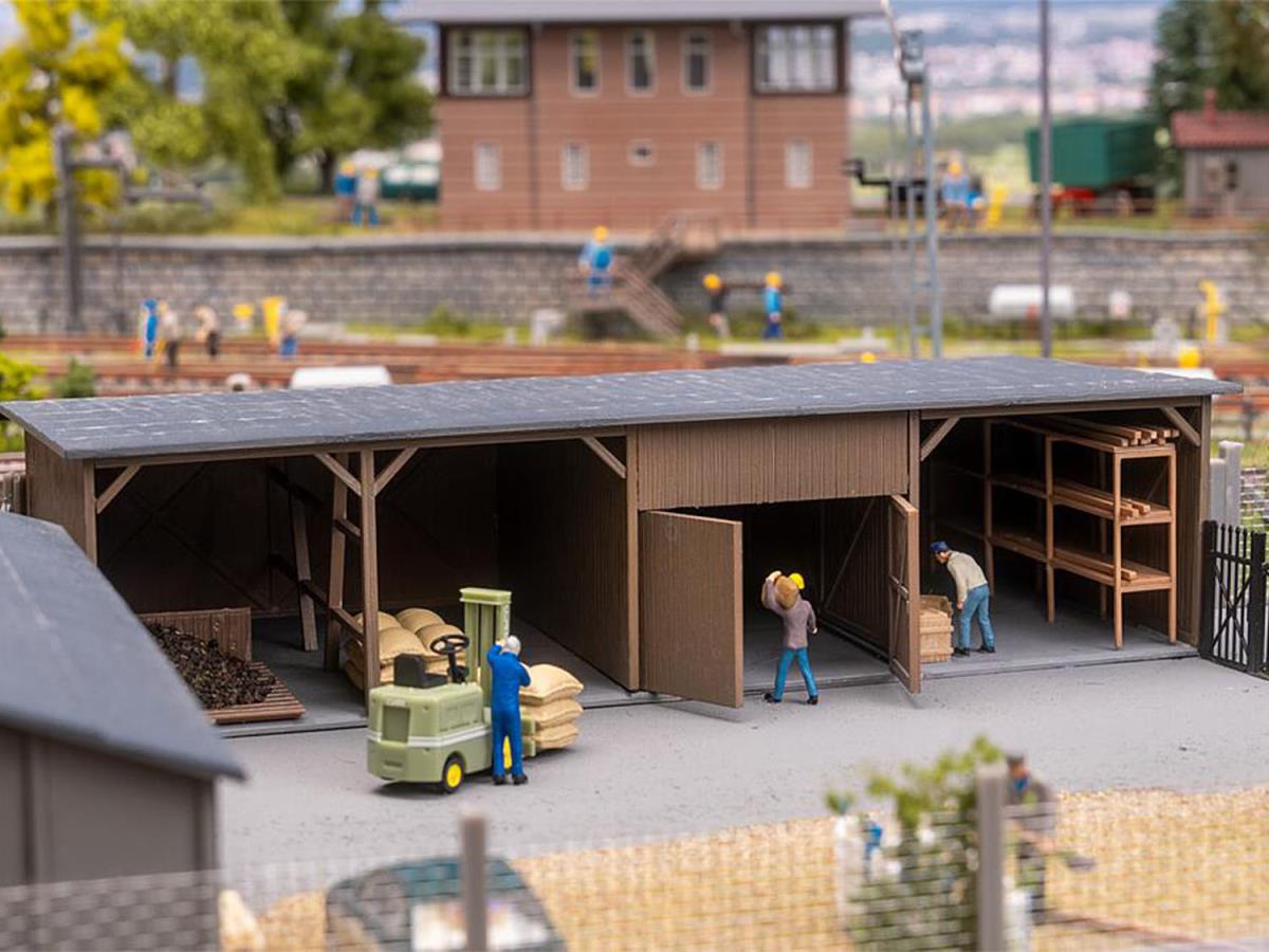 Faller Barracks with Coal Shed Model of the Month Kit II HO Gauge 191842