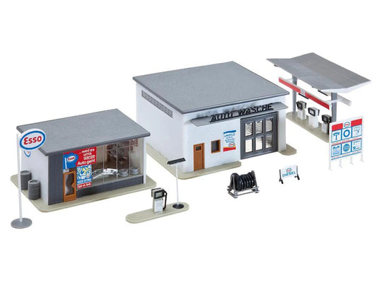 Faller Petrol Station w/Car Wash Model of the Month Kit III HO Gauge 191843
