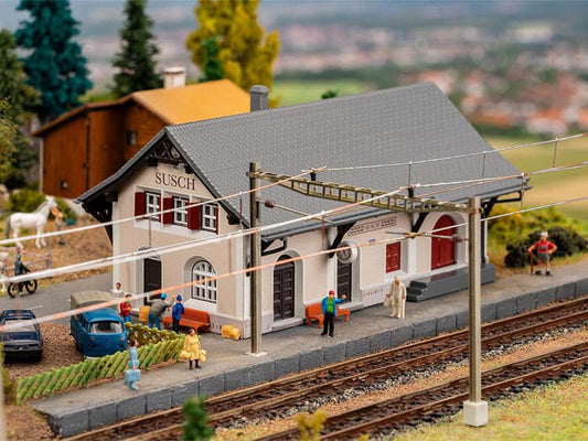 Faller Susch Railway Station Kit II FA212125 N Gauge