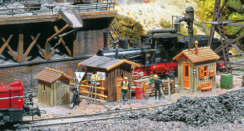Faller Trackside Huts (3) Building Kit II N Gauge 222177