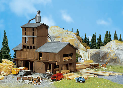 Faller Saw Mill Building Kit III N Gauge 222181