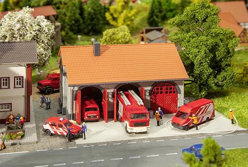 Faller Fire Station Garage Building Kit II N Gauge 222209