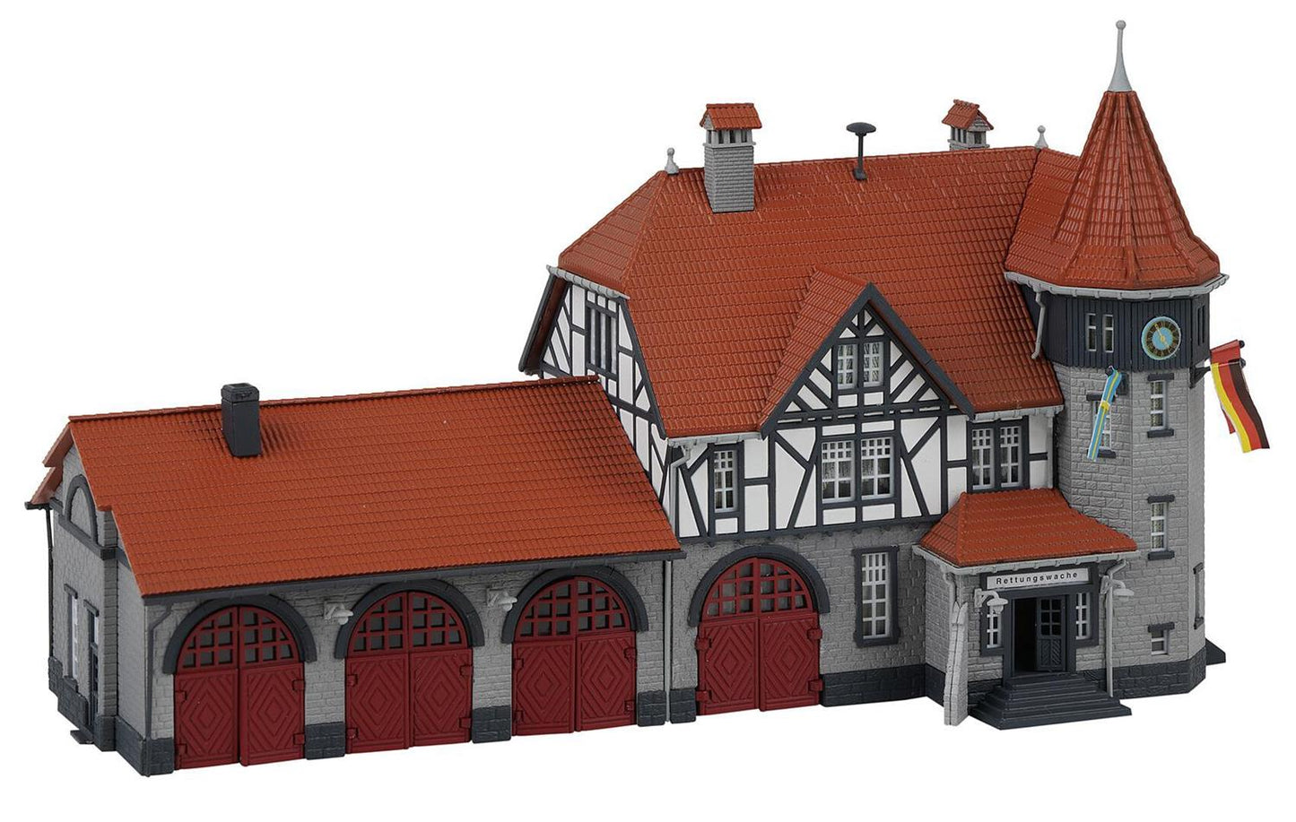 Faller Town Hall with Fire Station Kit III FA232194 N Gauge