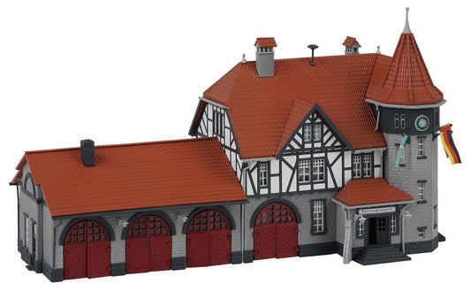 Faller Town Hall with Fire Station Kit III FA232194 N Gauge