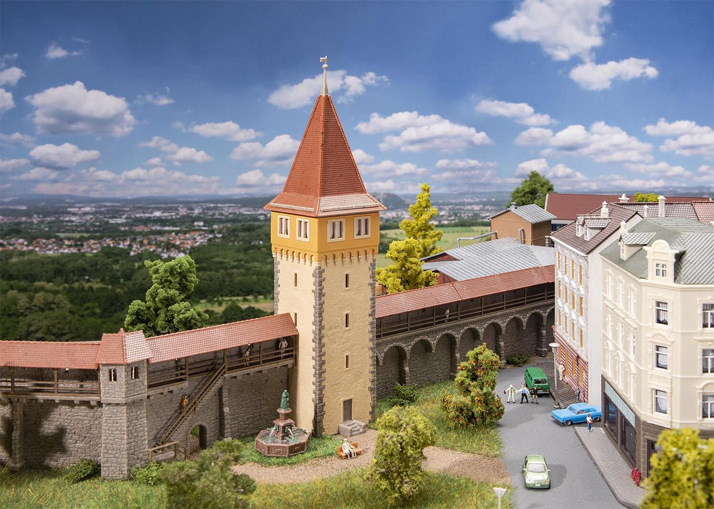 Faller City Tower Historic Walling Limited Edition Kit I FA232200 N Gauge