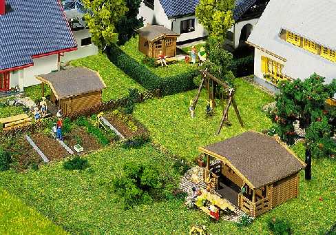 Faller Summerhouses (3) Building Kit IV N Gauge 232209