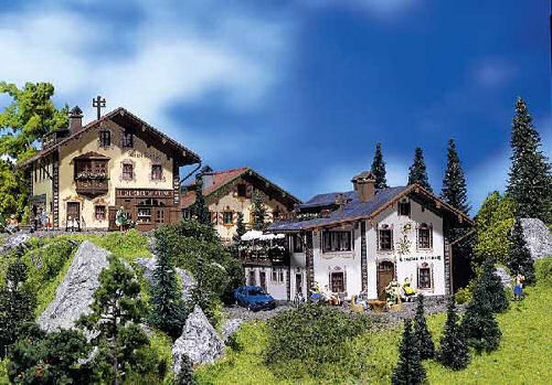Faller Edelweiss Boarding House Building Kit II N Gauge 232234