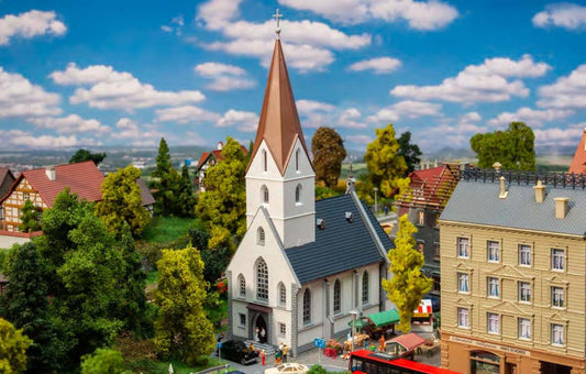 Faller Town Church Kit III FA232319 N Scale