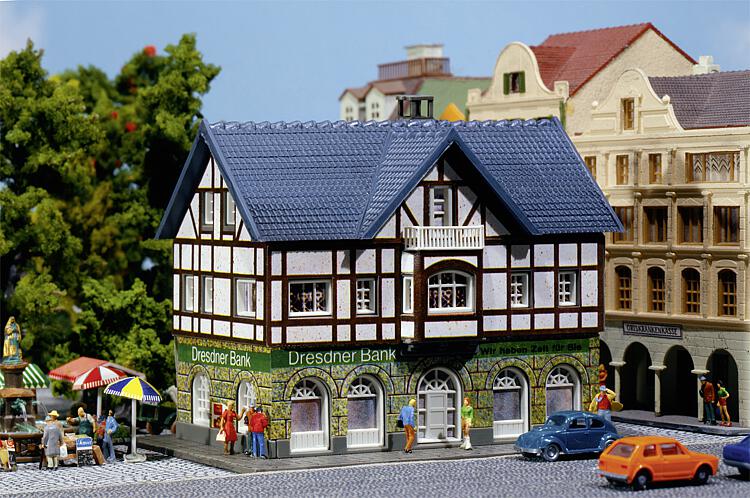 Faller Dresdner Bank Hobby Kit w/Lighting III FA232565 N Gauge