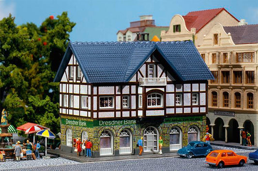 Faller Dresdner Bank Hobby Kit w/Lighting III FA232565 N Gauge