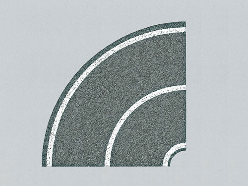 Faller Road Sheets 90 Degree Curve (4) N Gauge 272459