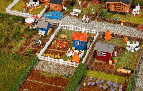 Faller Allotment Garden Set (3) III N Gauge 272551
