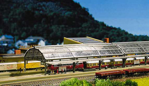 Faller Overall Station Roof Building Kit II Z Gauge 282726