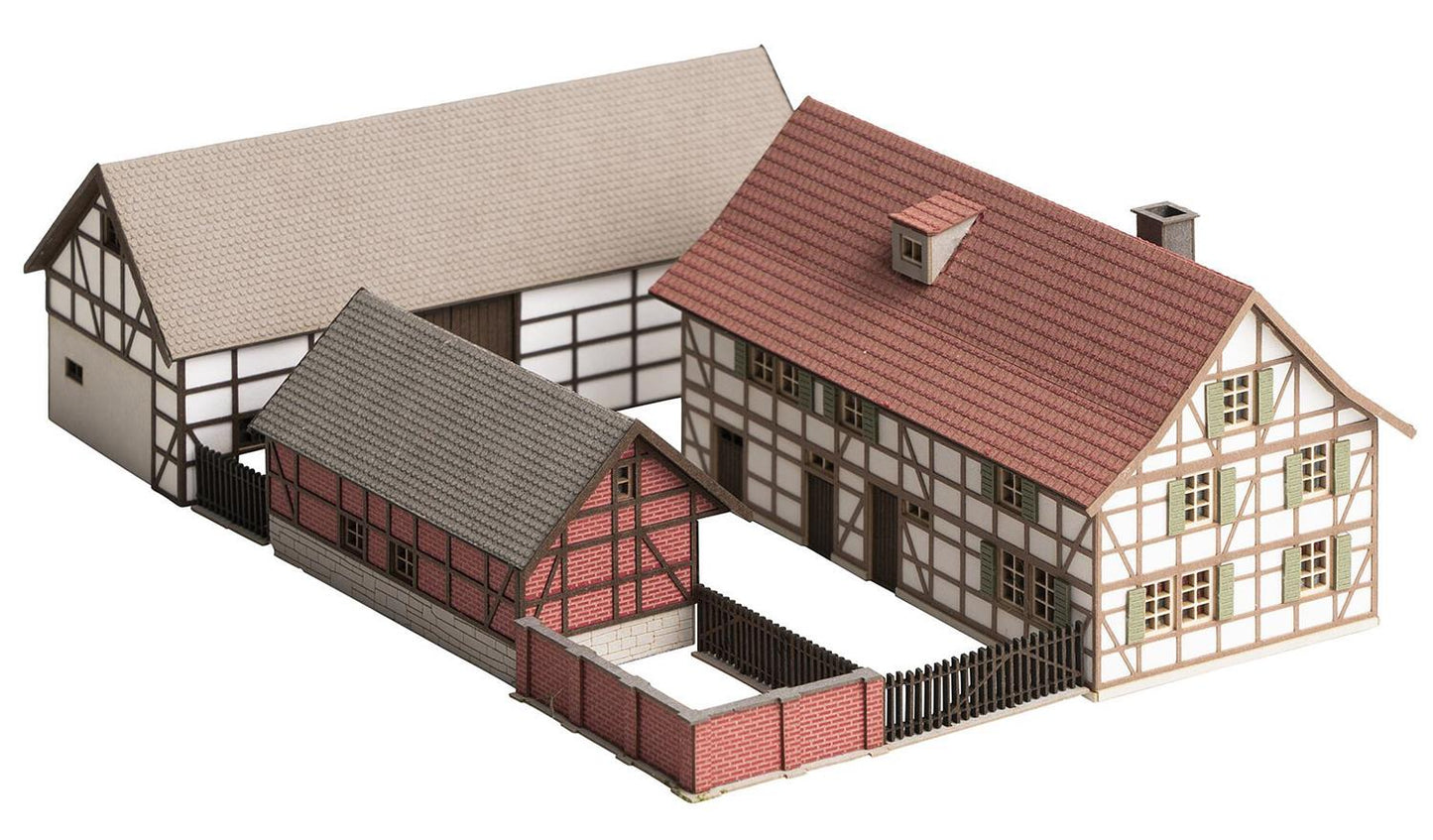 Faller Farm Complex 50yrs of Z Gauge Laser Cut Kit Set I FA282800 1:220