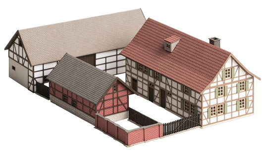 Faller Farm Complex 50yrs of Z Gauge Laser Cut Kit Set I FA282800 1:220