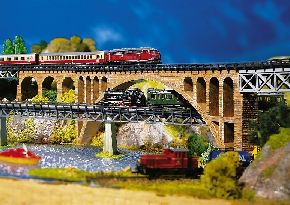 Faller Stone Arch Bridge Building Kit I Z Gauge 282924