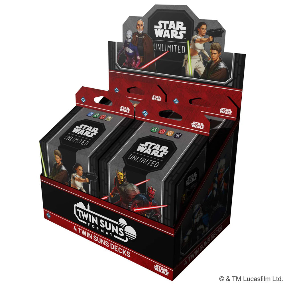 Star Wars: Unlimited - Twin Suns Deck Display - Assorted