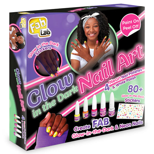 FabLab Glow in the Dark Nail Art