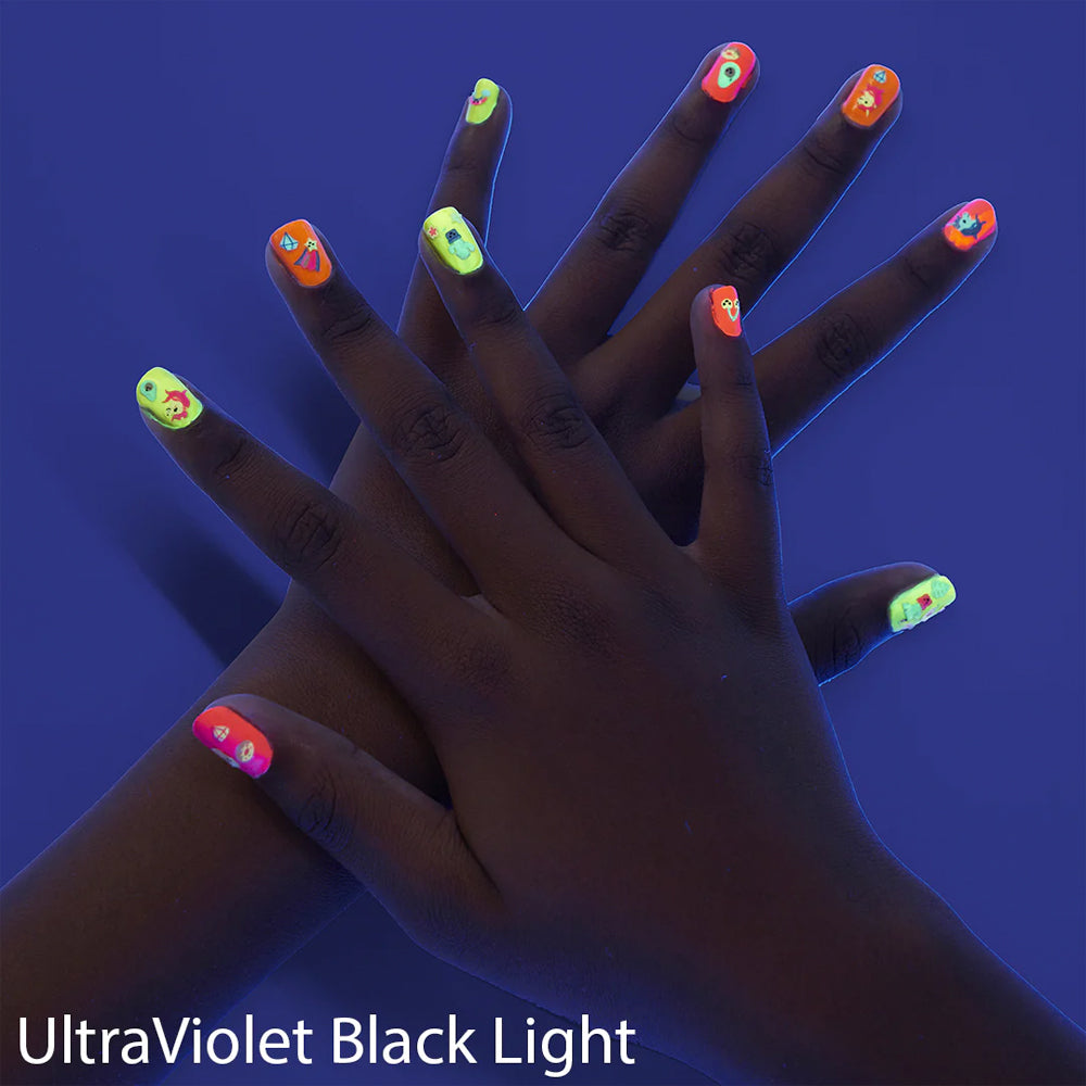 FabLab Glow in the Dark Nail Art