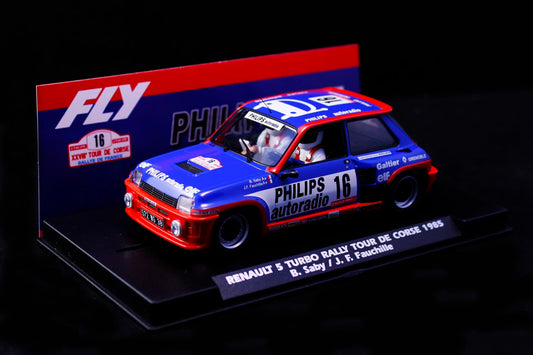 Fly Car Model Renault 5 Turbo Tour de Corse 1985 Saby/Fauchille 1:32 A2045