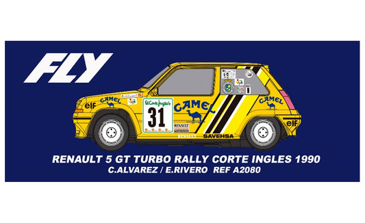 Fly Car Model R5 GT Turbo Rally Corte Ingles '90 Alvarez/Rivero SW FLYA2080 1:32