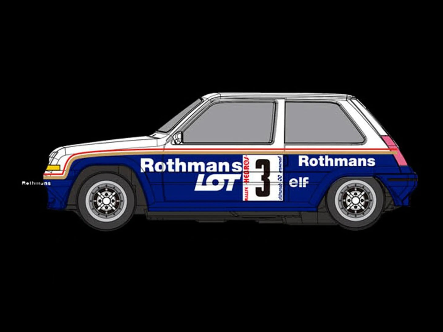 Fly Car Model R5 GT Turbo Rally Hebros SW Weathered FLYA2081AR 1:32 Slot Car