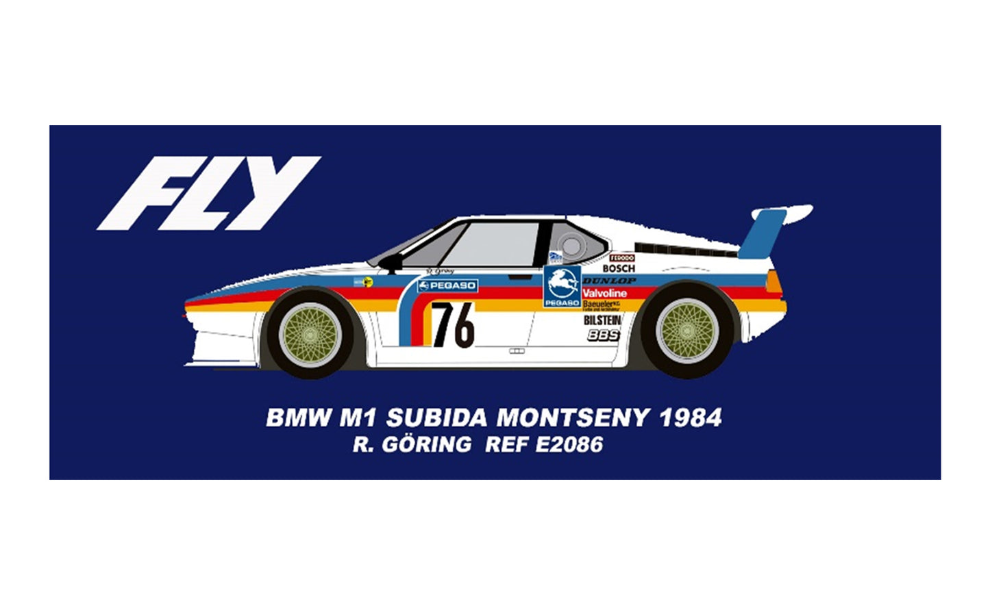 Fly Car Model M1 Subida Montseny 1984 Goring SW FLYA2086SP 1:32