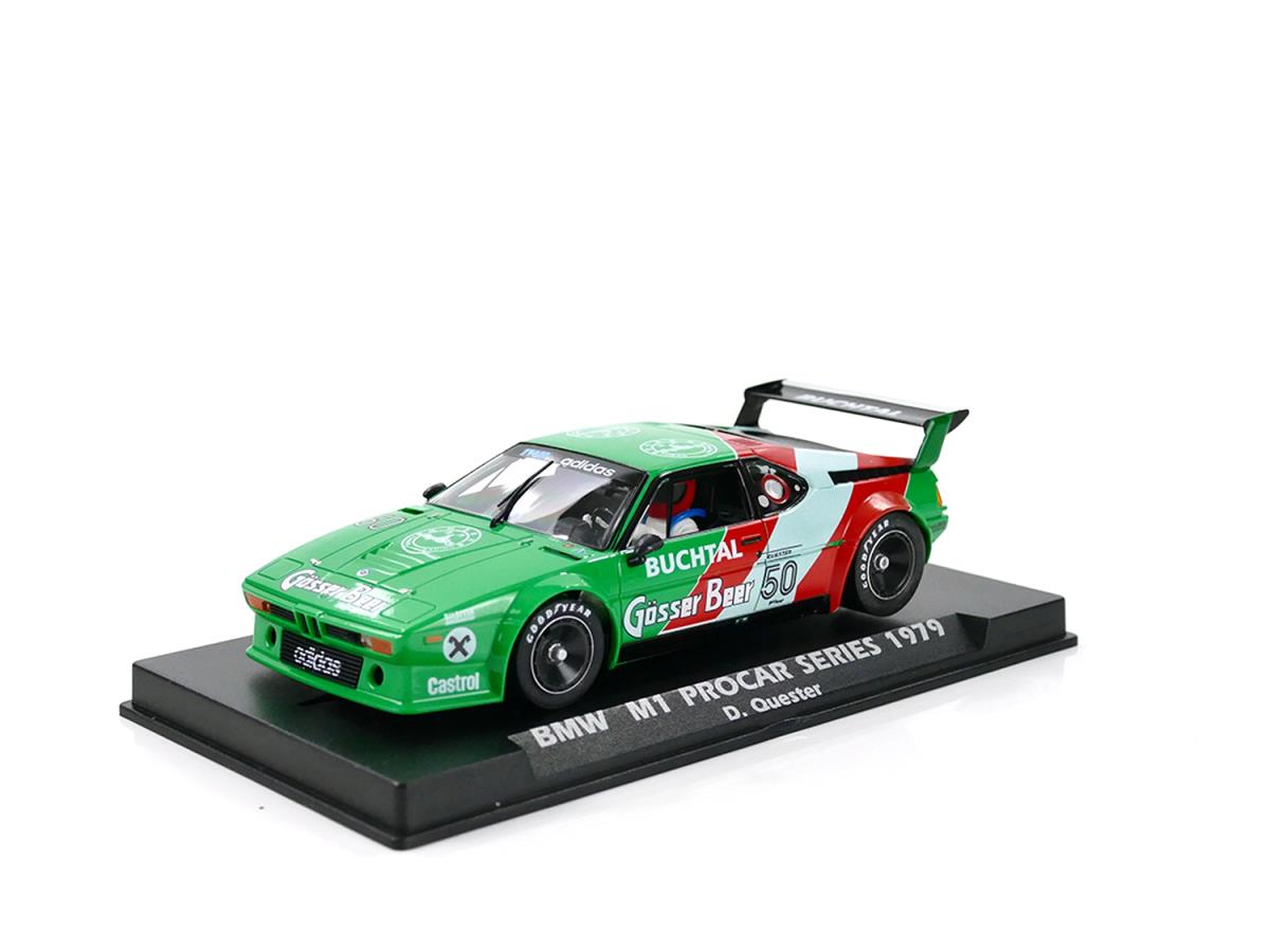 Fly Car Model BMW M1 Procar Series 1979 Dieter Quester FLYA2087 1:32 Slot Car