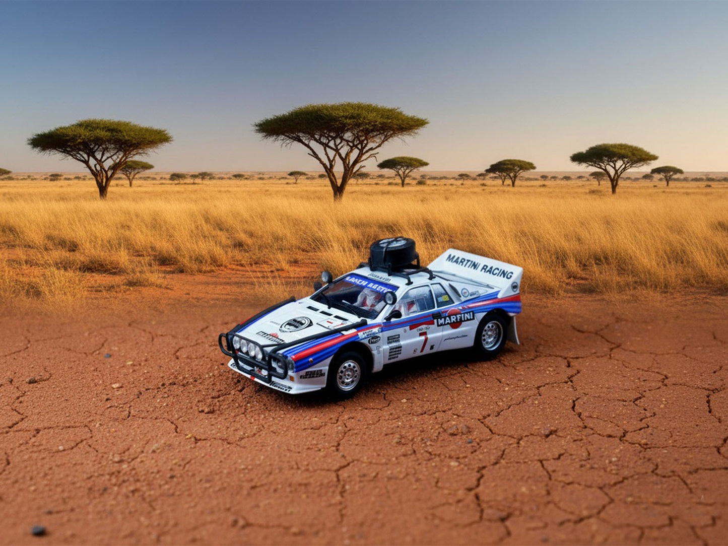 Fly Car Model L037 Rally Safari 1984 SW FLYA2091 1:32 Slot Car