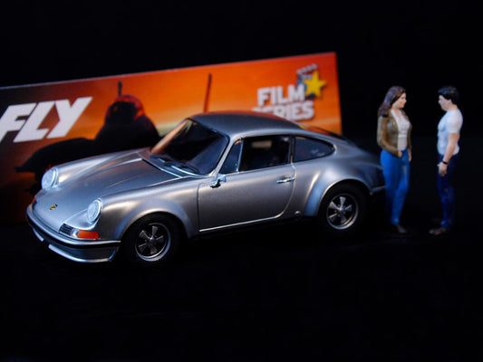 Fly Car Model Porsche 911S 60th Anniversary with 2 Figurines E2065 1:32