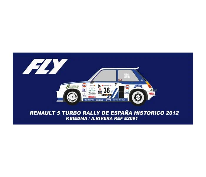 Fly Car Model R5 Turbo No.17 Rally Montecarlo 1981 FLYE2094 1:32 Slot Car