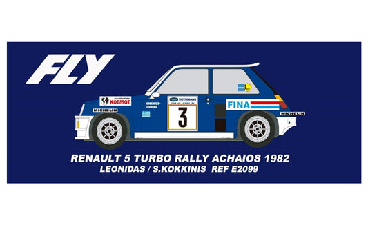Fly Car Model R5 Turbo Rally Achaios 1982 Leonidas/Kokkins SW FLYE2099 1:32